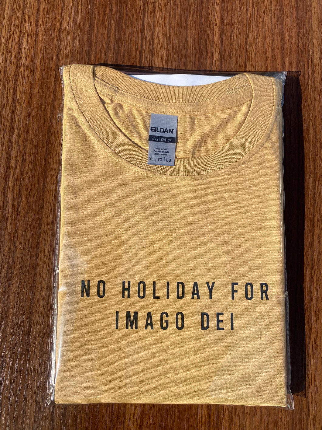 NO HOLIDAY FOR IMAGO DEI