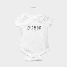 Load image into Gallery viewer, Loved by God - Baby Onesie
